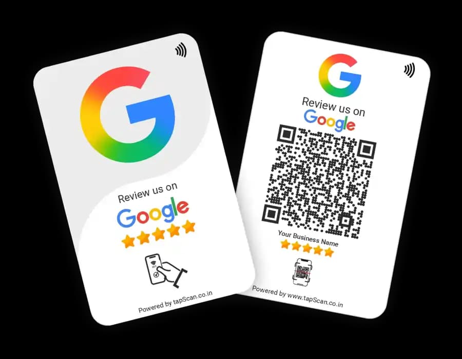 Original TapScan Google Review NFC and QR cards